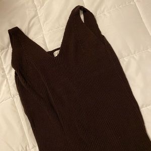 Knit tank top